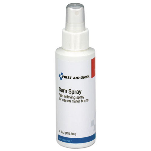 First Aid Only™ wholesale. Refill F-smartcompliance Gen Business Cabinet, First Aid Burn Spray, 4oz Bottle. HSD Wholesale: Janitorial Supplies, Breakroom Supplies, Office Supplies.