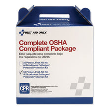 Load image into Gallery viewer, First Aid Only™ wholesale. First Aid Kit For 50 People, 229-pieces, Ansi-osha Compliant, Plastic Case. HSD Wholesale: Janitorial Supplies, Breakroom Supplies, Office Supplies.