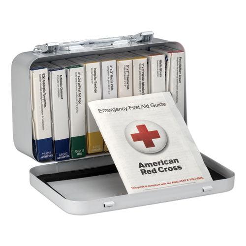 First Aid Only™ wholesale. Unitized First Aid Kit For 10 People, 64-pieces, Osha-ansi, Metal Case. HSD Wholesale: Janitorial Supplies, Breakroom Supplies, Office Supplies.