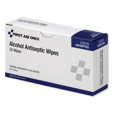 Load image into Gallery viewer, PhysiciansCare® by First Aid Only® wholesale. First Aid Alcohol Pads, 50-box. HSD Wholesale: Janitorial Supplies, Breakroom Supplies, Office Supplies.