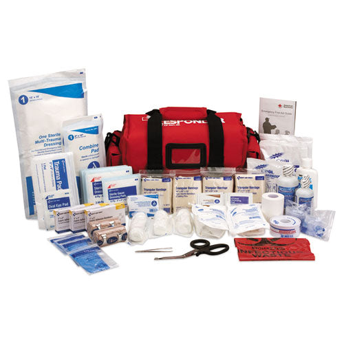First Aid Only™ wholesale. First Responder Kit, 158 Piece, 16" X 8" 7.5". HSD Wholesale: Janitorial Supplies, Breakroom Supplies, Office Supplies.