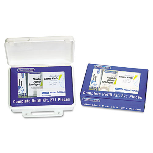PhysiciansCare® by First Aid Only® wholesale. Complete Care First Aid Kit Refill, 271 Pieces-kit. HSD Wholesale: Janitorial Supplies, Breakroom Supplies, Office Supplies.