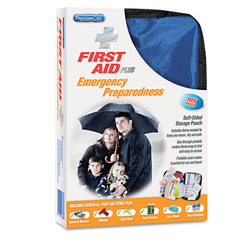PhysiciansCare® by First Aid Only® wholesale. Soft-sided First Aid And Emergency Kit, 105 Pieces-kit. HSD Wholesale: Janitorial Supplies, Breakroom Supplies, Office Supplies.