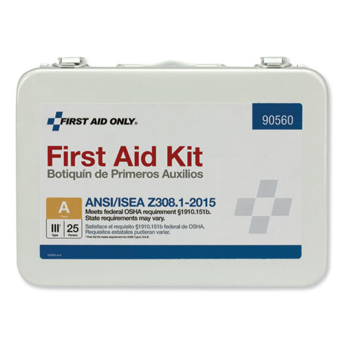 First Aid Only™ wholesale. Ansi Class A 25 Person Bulk First Aid Kit For 25 People, 89 Pieces. HSD Wholesale: Janitorial Supplies, Breakroom Supplies, Office Supplies.