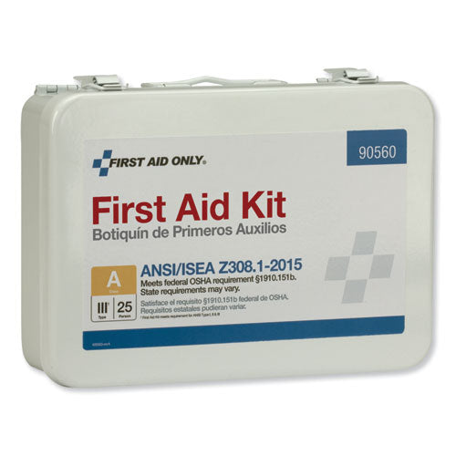 First Aid Only™ wholesale. Ansi Class A 25 Person Bulk First Aid Kit For 25 People, 89 Pieces. HSD Wholesale: Janitorial Supplies, Breakroom Supplies, Office Supplies.