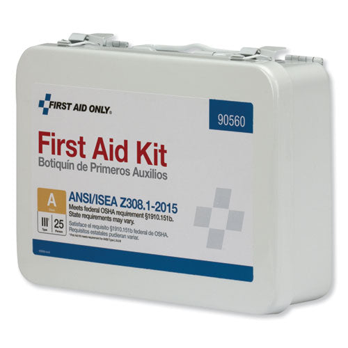 First Aid Only™ wholesale. Ansi Class A 25 Person Bulk First Aid Kit For 25 People, 89 Pieces. HSD Wholesale: Janitorial Supplies, Breakroom Supplies, Office Supplies.