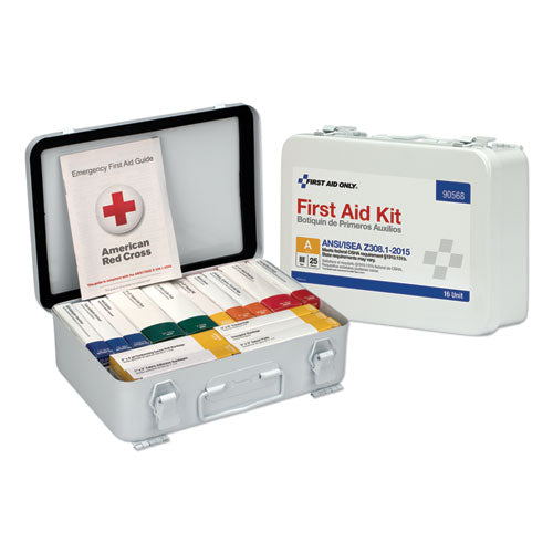 First Aid Only™ wholesale. Unitized Ansi Compliant Class A Type Iii First Aid Kit For 25 People, 16 Units. HSD Wholesale: Janitorial Supplies, Breakroom Supplies, Office Supplies.