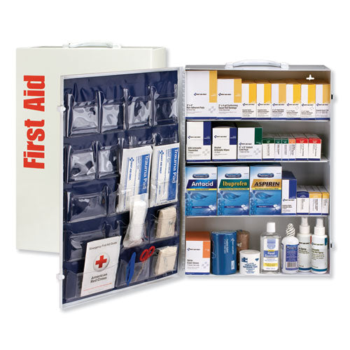 First Aid Only™ wholesale. Ansi Class B+ 4 Shelf First Aid Station With Medications, 1437 Pieces. HSD Wholesale: Janitorial Supplies, Breakroom Supplies, Office Supplies.