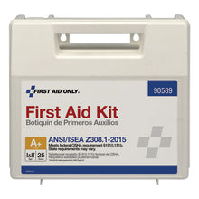 Load image into Gallery viewer, First Aid Only™ wholesale. Ansi 2015 Compliant Class A+ Type I And Ii First Aid Kit For 25 People, 141 Pieces. HSD Wholesale: Janitorial Supplies, Breakroom Supplies, Office Supplies.