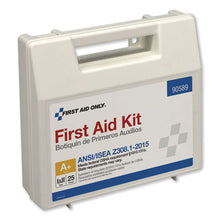 Load image into Gallery viewer, First Aid Only™ wholesale. Ansi 2015 Compliant Class A+ Type I And Ii First Aid Kit For 25 People, 141 Pieces. HSD Wholesale: Janitorial Supplies, Breakroom Supplies, Office Supplies.