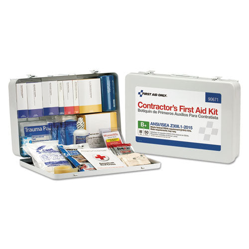 First Aid Only™ wholesale. Contractor Ansi Class B First Aid Kit For 50 People, 254 Pieces. HSD Wholesale: Janitorial Supplies, Breakroom Supplies, Office Supplies.