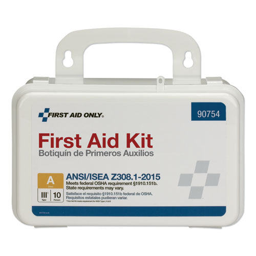 First Aid Only™ wholesale. Ansi Class A 10 Person First Aid Kit, 71 Pieces. HSD Wholesale: Janitorial Supplies, Breakroom Supplies, Office Supplies.