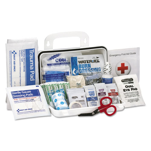 First Aid Only™ wholesale. Ansi Class A 10 Person First Aid Kit, 71 Pieces. HSD Wholesale: Janitorial Supplies, Breakroom Supplies, Office Supplies.