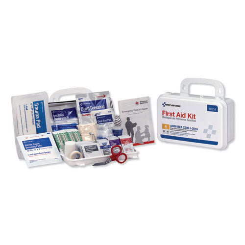 First Aid Only™ wholesale. Ansi Class A 10 Person First Aid Kit, 71 Pieces. HSD Wholesale: Janitorial Supplies, Breakroom Supplies, Office Supplies.