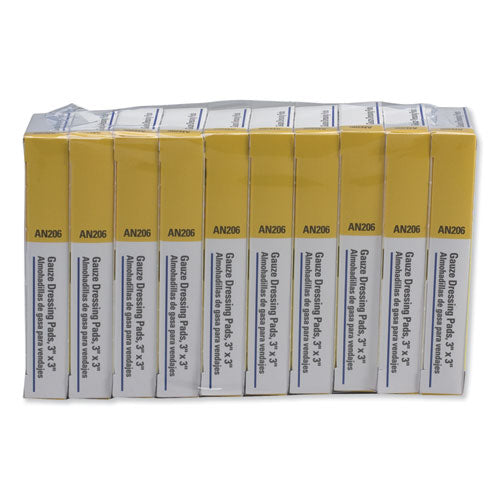 First Aid Only™ wholesale. Refill Gauze Pads For Ansi-compliant First Aid Kits-cabinets, 3