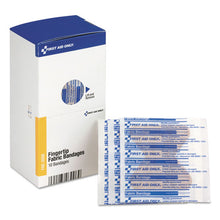 Load image into Gallery viewer, First Aid Only™ wholesale. Smartcompliance Fingertip Bandages, 1.88&quot; X 2&quot;, 10-box. HSD Wholesale: Janitorial Supplies, Breakroom Supplies, Office Supplies.