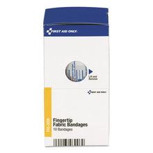 Load image into Gallery viewer, First Aid Only™ wholesale. Smartcompliance Fingertip Bandages, 1.88&quot; X 2&quot;, 10-box. HSD Wholesale: Janitorial Supplies, Breakroom Supplies, Office Supplies.