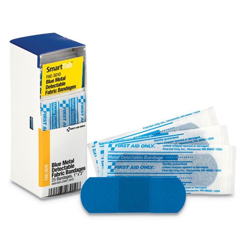 First Aid Only™ wholesale. Refill F-smartcompliance Gen Cabinet, Blue Metal Detectable Bandages,1x3,25-bx. HSD Wholesale: Janitorial Supplies, Breakroom Supplies, Office Supplies.