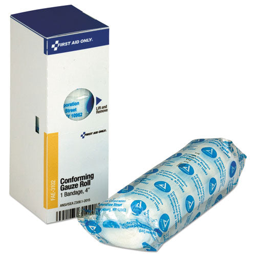 First Aid Only™ wholesale. Gauze Refill For Ansi-compliant First Aid Kit, 4" Conforming Gauze Roll. HSD Wholesale: Janitorial Supplies, Breakroom Supplies, Office Supplies.
