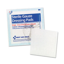 Load image into Gallery viewer, First Aid Only™ wholesale. Smartcompliance Gauze Pads, 3&quot; X 3&quot;, 5-pack. HSD Wholesale: Janitorial Supplies, Breakroom Supplies, Office Supplies.