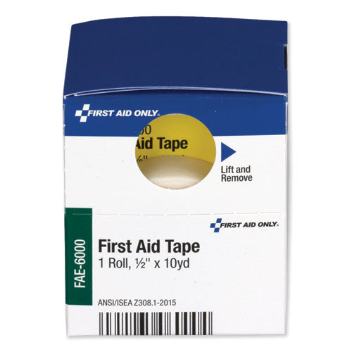 First Aid Only™ wholesale. First Aid Tape, 0.5" X 10 Yds, White. HSD Wholesale: Janitorial Supplies, Breakroom Supplies, Office Supplies.
