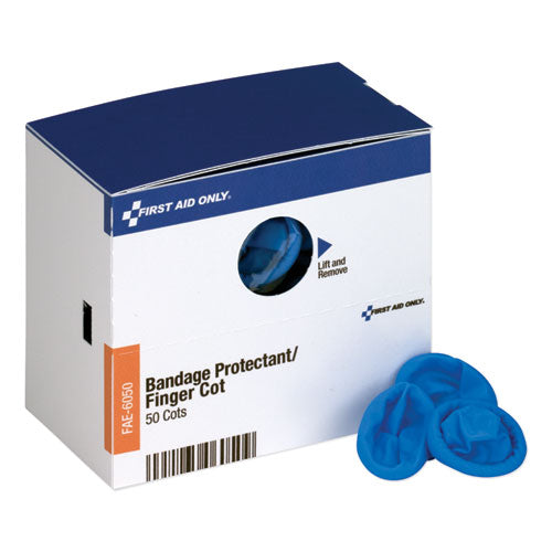 First Aid Only™ wholesale. Smartcompliance Refill Finger Cots, Blue, Nitrile, 50-box. HSD Wholesale: Janitorial Supplies, Breakroom Supplies, Office Supplies.