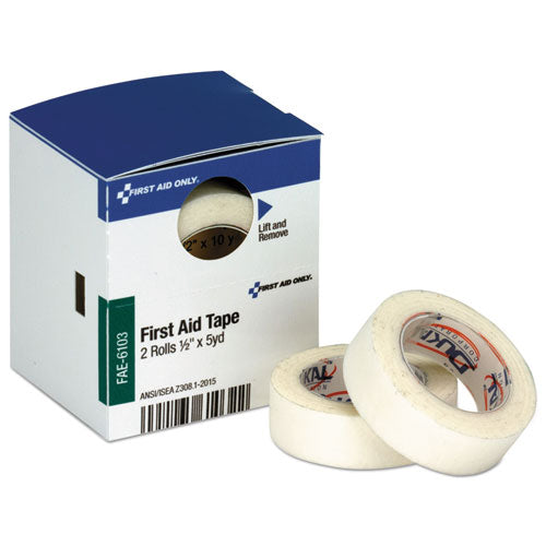 First Aid Only™ wholesale. Refill F-smartcompliance Gen Business Cabinet, First Aid Tape,1-2x5yd,2rl-bx. HSD Wholesale: Janitorial Supplies, Breakroom Supplies, Office Supplies.