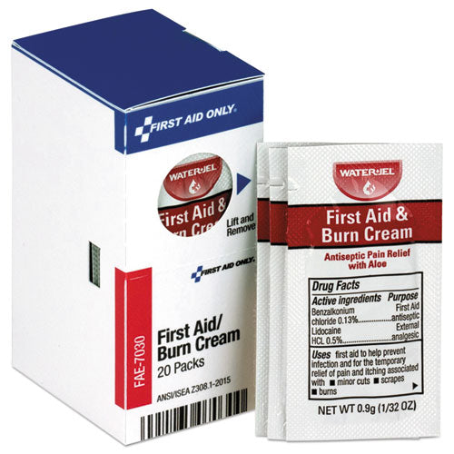 First Aid Only™ wholesale. Refill For Smartcompliance Gen Business Cabinet, Burn Cream, 0.9g Packets,20-bx. HSD Wholesale: Janitorial Supplies, Breakroom Supplies, Office Supplies.