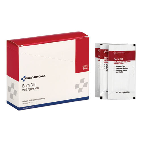 First Aid Only™ wholesale. Burn Gel, 1-8 Oz Packs, 25-box. HSD Wholesale: Janitorial Supplies, Breakroom Supplies, Office Supplies.