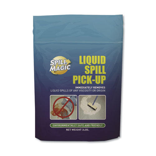 Spill Magic™ wholesale. Sorbent, 3 Lbs, Bag. HSD Wholesale: Janitorial Supplies, Breakroom Supplies, Office Supplies.