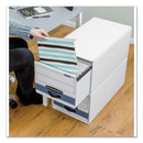 Bankers Box® wholesale. Stor-drawer Steel Plus Extra Space-savings Storage Drawers, Letter Files, 14" X 25.5" X 11.5", White-blue, 6-carton. HSD Wholesale: Janitorial Supplies, Breakroom Supplies, Office Supplies.