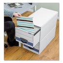 Bankers Box® wholesale. Stor-drawer Steel Plus Extra Space-savings Storage Drawers, Legal Files, 17" X 25.5" X 11.5", White-blue, 6-carton. HSD Wholesale: Janitorial Supplies, Breakroom Supplies, Office Supplies.