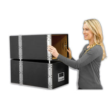 Load image into Gallery viewer, Bankers Box® wholesale. Staxonsteel Maximum Space-saving Storage Drawers, Letter Files, 14&quot; X 25.5&quot; X 11.13&quot;, Black, 6-carton. HSD Wholesale: Janitorial Supplies, Breakroom Supplies, Office Supplies.