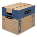 Bankers Box® wholesale. Smoothmove Prime Moving-storage Boxes, Small, Regular Slotted Container (rsc), 16" X 12" X 12", Brown Kraft-blue, 10-carton. HSD Wholesale: Janitorial Supplies, Breakroom Supplies, Office Supplies.