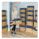 Bankers Box® wholesale. Smoothmove Prime Moving-storage Boxes, Medium, Regular Slotted Container (rsc), 18" X 18" X 16", Brown Kraft-blue, 8-carton. HSD Wholesale: Janitorial Supplies, Breakroom Supplies, Office Supplies.