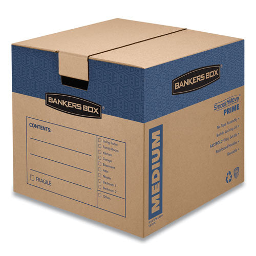 Bankers Box® wholesale. Smoothmove Prime Moving-storage Boxes, Medium, Regular Slotted Container (rsc), 18