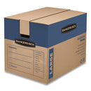 Bankers Box® wholesale. Smoothmove Prime Moving And Storage Boxes, Regular Slotted Container (rsc), 24" X 18" X 18", Brown Kraft-blue, 6-carton. HSD Wholesale: Janitorial Supplies, Breakroom Supplies, Office Supplies.