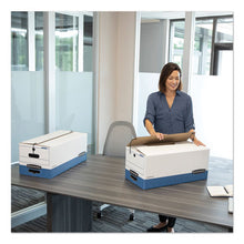 Load image into Gallery viewer, Bankers Box® wholesale. Stor-file Medium-duty Strength Storage Boxes, Letter Files, 12&quot; X 24.13&quot; X 10.25&quot;, White, 20-carton. HSD Wholesale: Janitorial Supplies, Breakroom Supplies, Office Supplies.