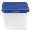 Bankers Box® wholesale. Heavy Duty Plastic File Storage, Letter-legal Files, 14" X 17.38" X 10.5", Clear-blue. HSD Wholesale: Janitorial Supplies, Breakroom Supplies, Office Supplies.