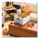 Bankers Box® wholesale. R-kive Heavy-duty Storage Boxes, Letter-legal Files, 12.75" X 16.5" X 10.38", White-red, 12-carton. HSD Wholesale: Janitorial Supplies, Breakroom Supplies, Office Supplies.