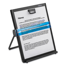 Load image into Gallery viewer, Fellowes® wholesale. Metal Copyholder, Steel, 200 Sheet Capacity, Black. HSD Wholesale: Janitorial Supplies, Breakroom Supplies, Office Supplies.