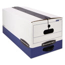 Bankers Box® wholesale. Liberty Plus Heavy-duty Strength Storage Boxes, Letter Files, 12.25" X 24.13" X 10.75", White-blue, 12-carton. HSD Wholesale: Janitorial Supplies, Breakroom Supplies, Office Supplies.