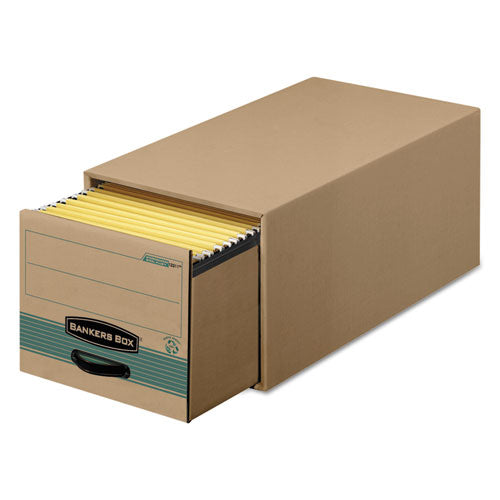 Bankers Box® wholesale. Stor-drawer Steel Plus Extra Space-savings Storage Drawers, Letter Files, 14" X 25.5" X 11.5", Kraft-green, 6-carton. HSD Wholesale: Janitorial Supplies, Breakroom Supplies, Office Supplies.
