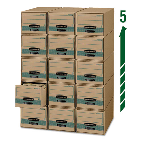 Bankers Box® wholesale. Stor-drawer Steel Plus Extra Space-savings Storage Drawers, Legal Files, 16.75" X 25.5" X 11.5", Kraft-green, 6-carton. HSD Wholesale: Janitorial Supplies, Breakroom Supplies, Office Supplies.