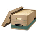 Bankers Box® wholesale. Stor-file Medium-duty Storage Boxes, Letter Files, 12.88" X 25.38" X 10.25", Kraft-green, 12-carton. HSD Wholesale: Janitorial Supplies, Breakroom Supplies, Office Supplies.