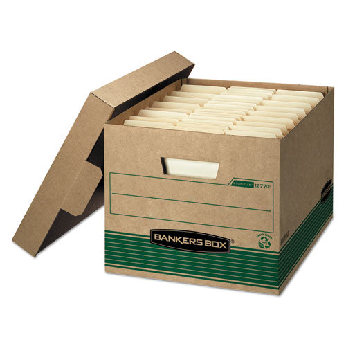 Bankers Box® wholesale. Stor-file Medium-duty 100% Recycled Storage Boxes, Letter-legal Files, 12" X 16.25" X 10.5", Kraft, 20-carton. HSD Wholesale: Janitorial Supplies, Breakroom Supplies, Office Supplies.
