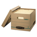 Bankers Box® wholesale. Stor-file Basic-duty Storage Boxes, Letter-legal Files, 12.5" X 16.25" X 10.5", Kraft-green, 12-carton. HSD Wholesale: Janitorial Supplies, Breakroom Supplies, Office Supplies.