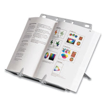 Load image into Gallery viewer, Fellowes® wholesale. Booklift Copyholder, Plastic, One Book-pad, Platinum. HSD Wholesale: Janitorial Supplies, Breakroom Supplies, Office Supplies.