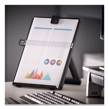 Load image into Gallery viewer, Fellowes® wholesale. Non-magnetic Letter-size Desktop Copyholder, Plastic, 125 Sheet Capacity, Black. HSD Wholesale: Janitorial Supplies, Breakroom Supplies, Office Supplies.