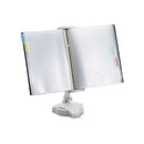 Fellowes® wholesale. Reference Rack, Plastic, Letter, 10 Pockets, Platinum. HSD Wholesale: Janitorial Supplies, Breakroom Supplies, Office Supplies.